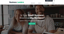 Desktop Screenshot of businesslenders.com